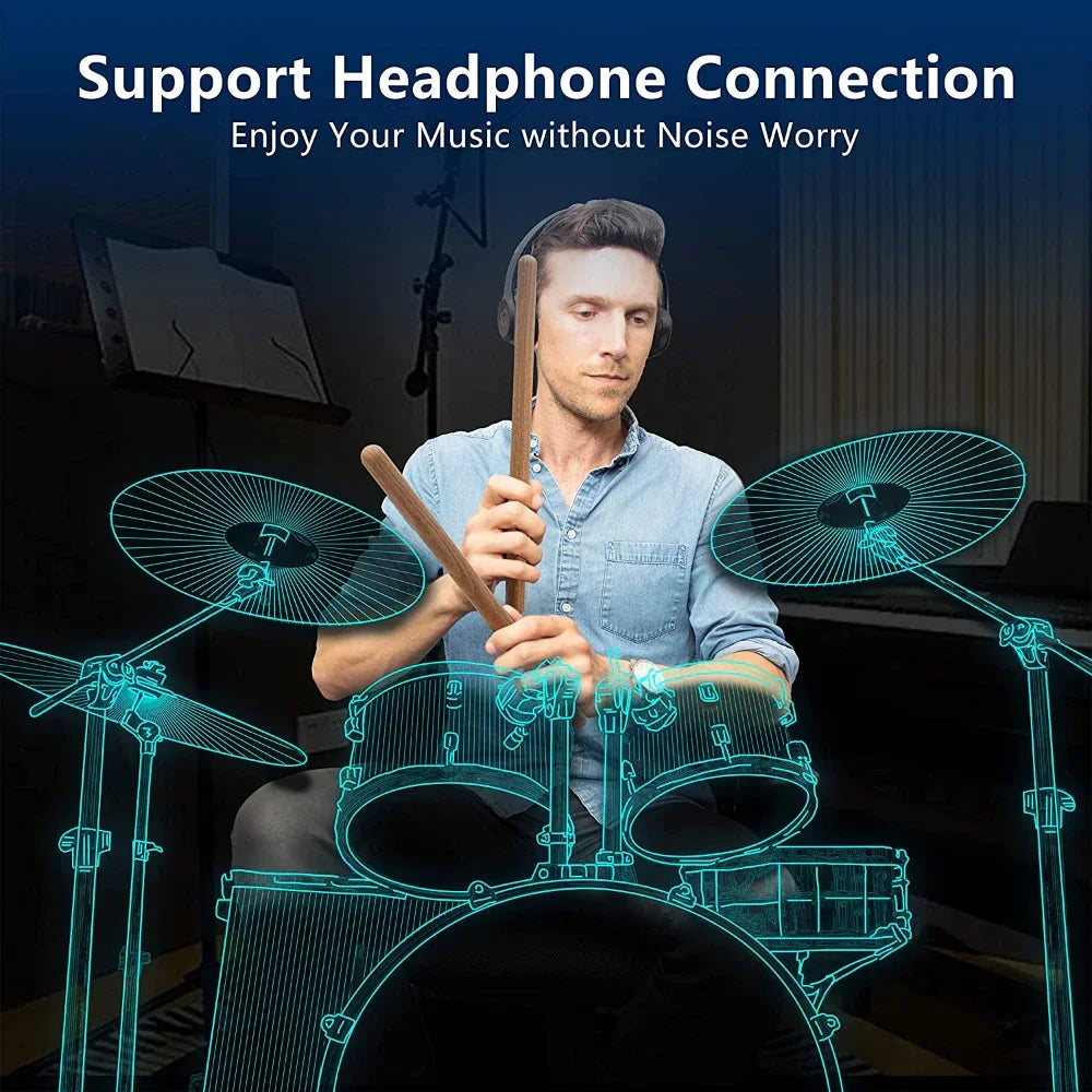 Compact Electronic Drum Kit - RhythmoMax