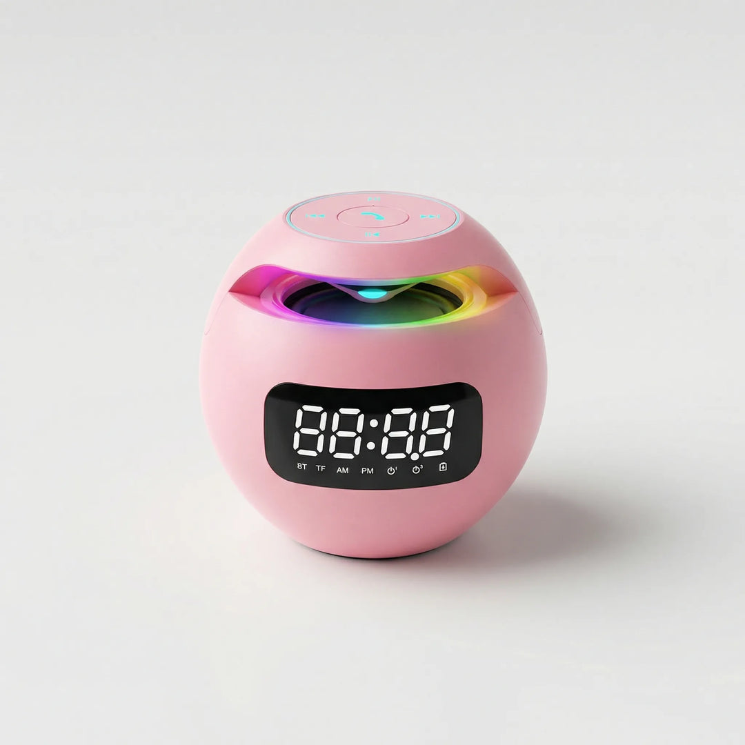 Compacte Bluetooth-Luidspreker Met Wekfunctie - Lumivox