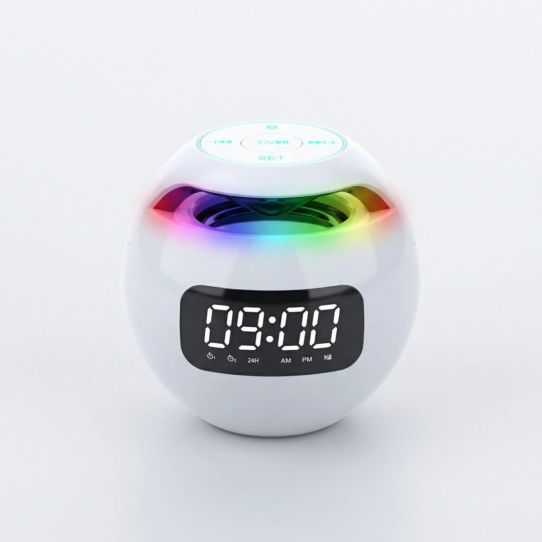 Compacte Bluetooth-Luidspreker Met Wekfunctie - Lumivox