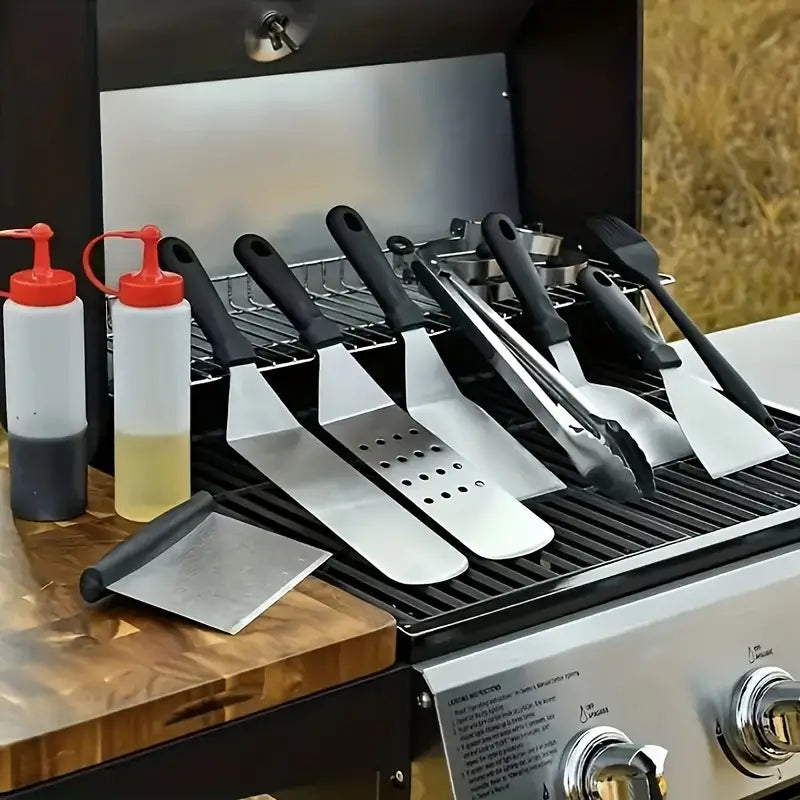 Comprehensive 18-Piece Outdoor BBQ Tool Set - GrillFolk