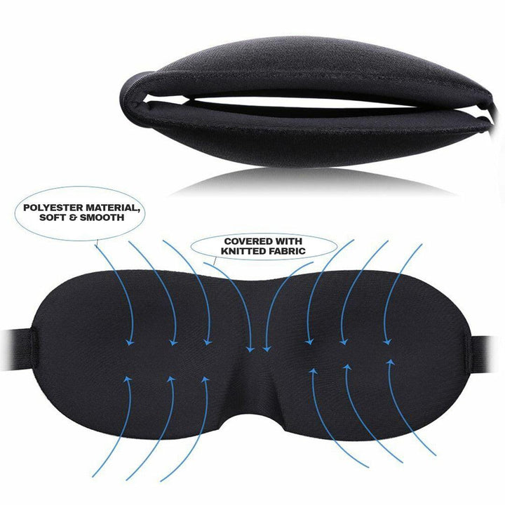 Contoured 3D Sleep Mask - Nytora
