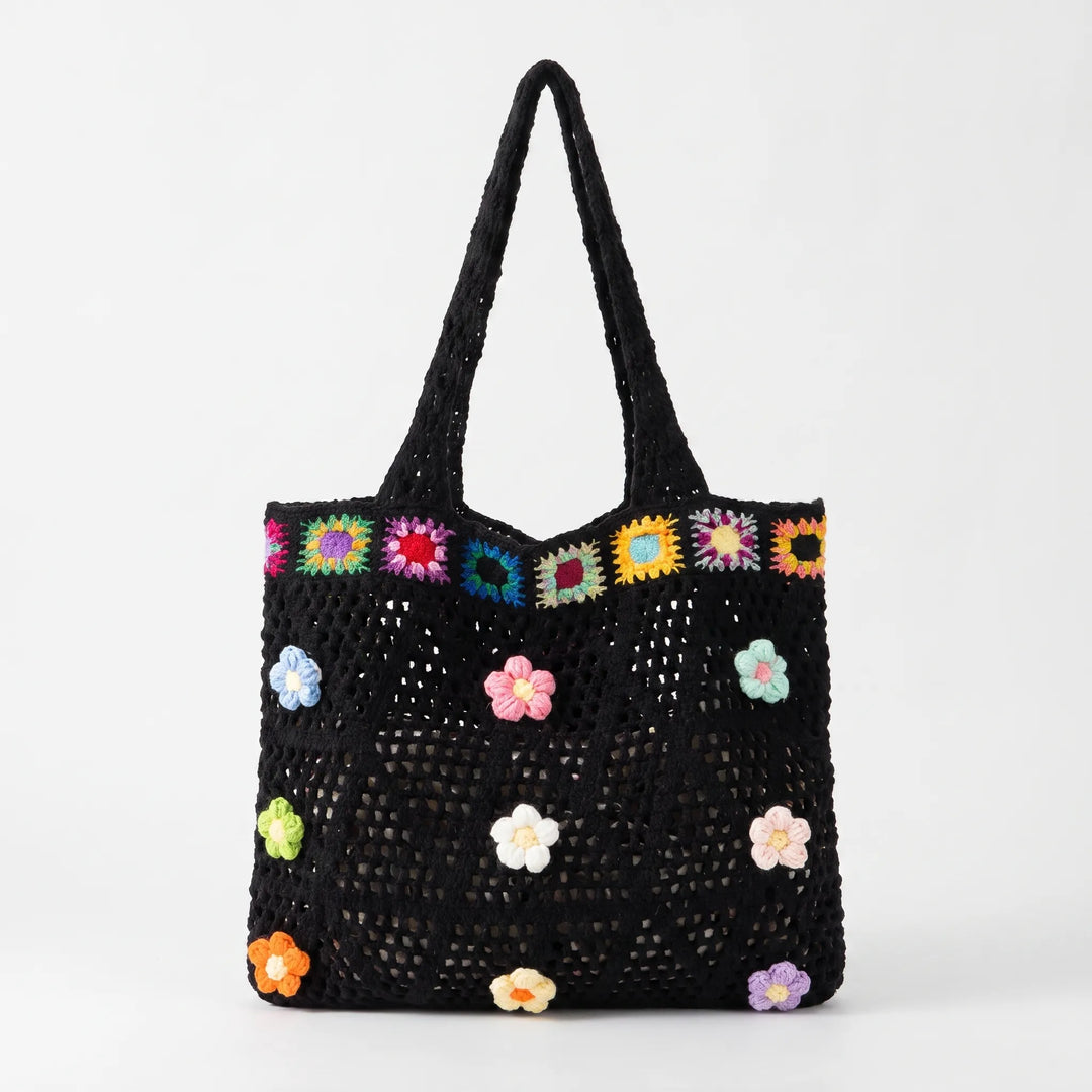 Crochet Flower Tote Bag - Florinta