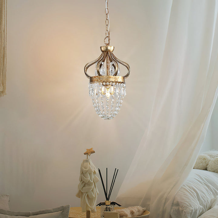 Crown Shaped Antique Style Ceiling Chandelier - Splendrix