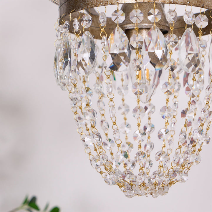 Crown Shaped Antique Style Ceiling Chandelier - Splendrix