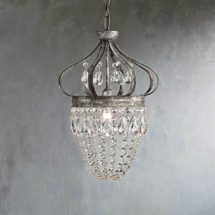 Crown Shaped Antique Style Ceiling Chandelier - Splendrix