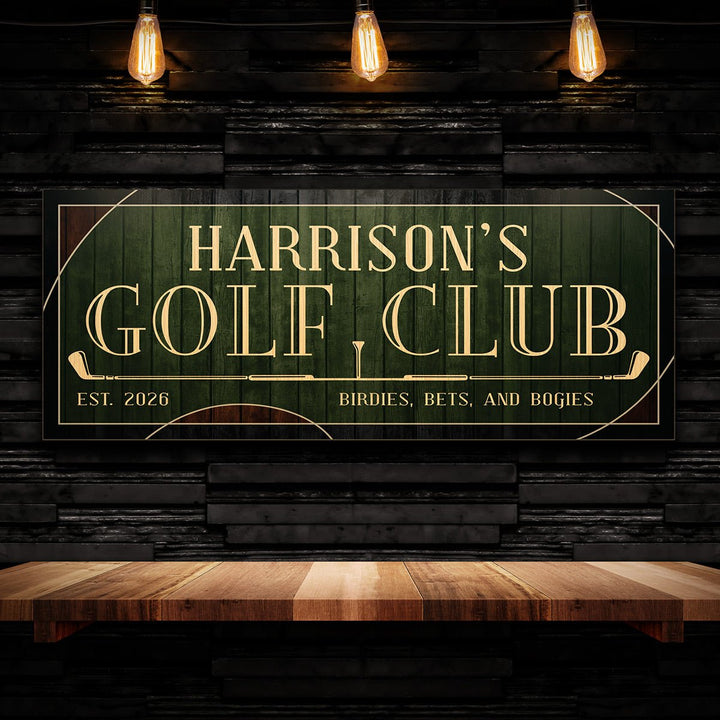 Customisable Rectangular Golf Sign - Parvanta