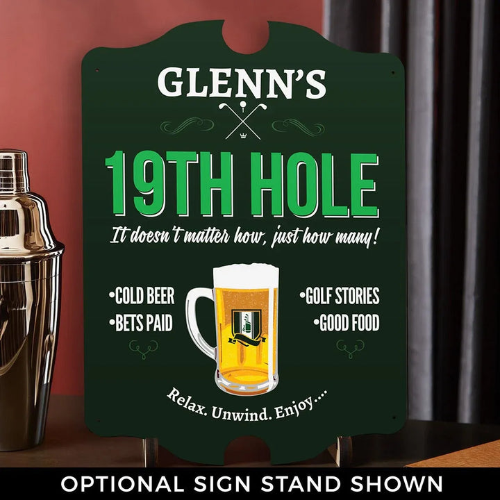 Customisable Rectangular Golf Sign - Parvanta