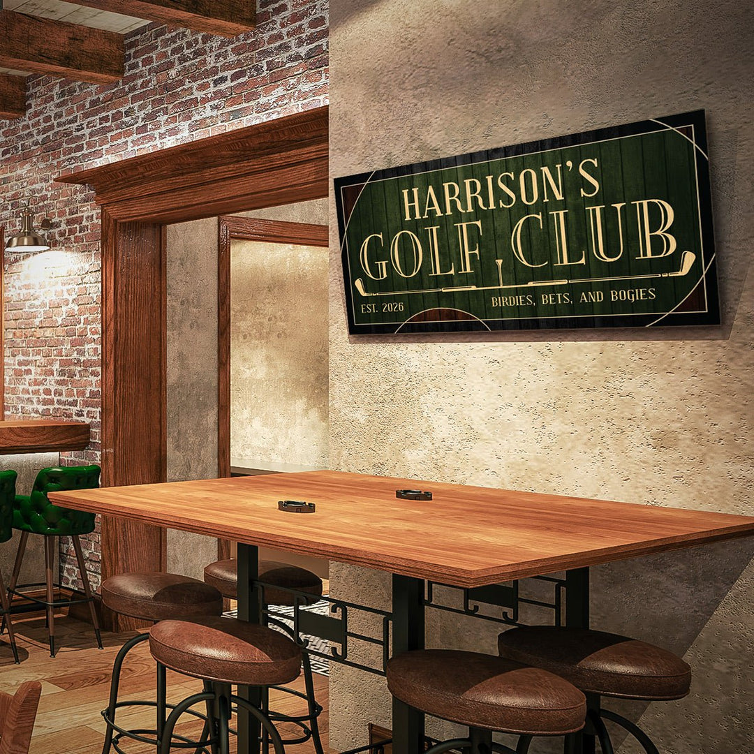 Customisable Rectangular Golf Sign - Parvanta