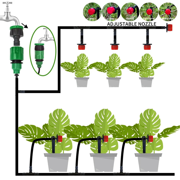 Customizable Garden Drip Irrigation System - Dripix