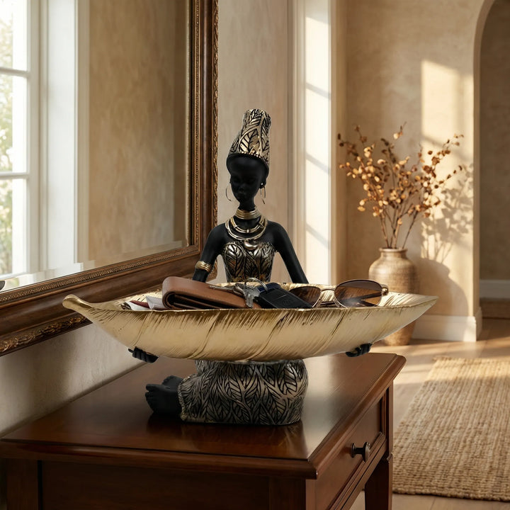 Decoratief Beeldje Met Geïntegreerde Schaal - Lumisara