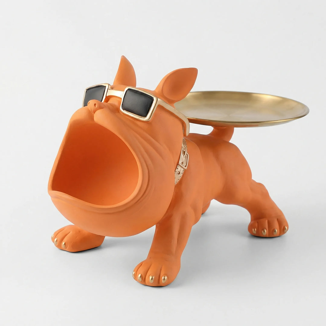 Decoratief Bulldoggenbeeldje Met Opbergfunctie - Pawvalet