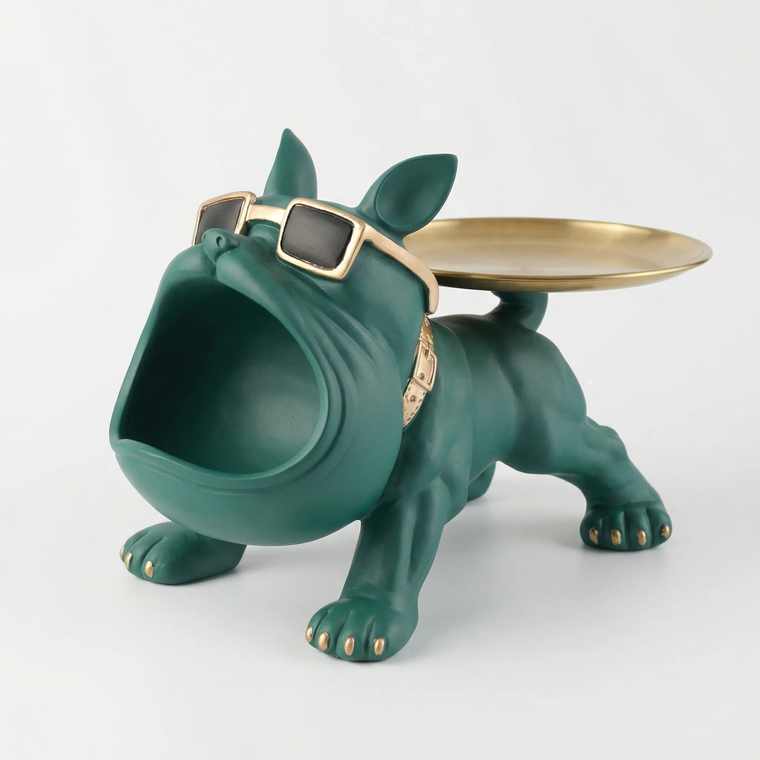Decoratief Bulldoggenbeeldje Met Opbergfunctie - Pawvalet