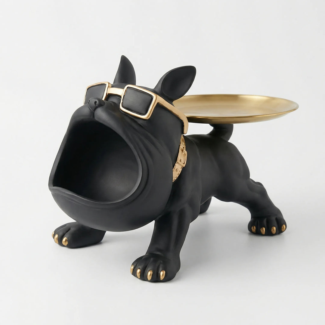 Decoratief Bulldoggenbeeldje Met Opbergfunctie - Pawvalet