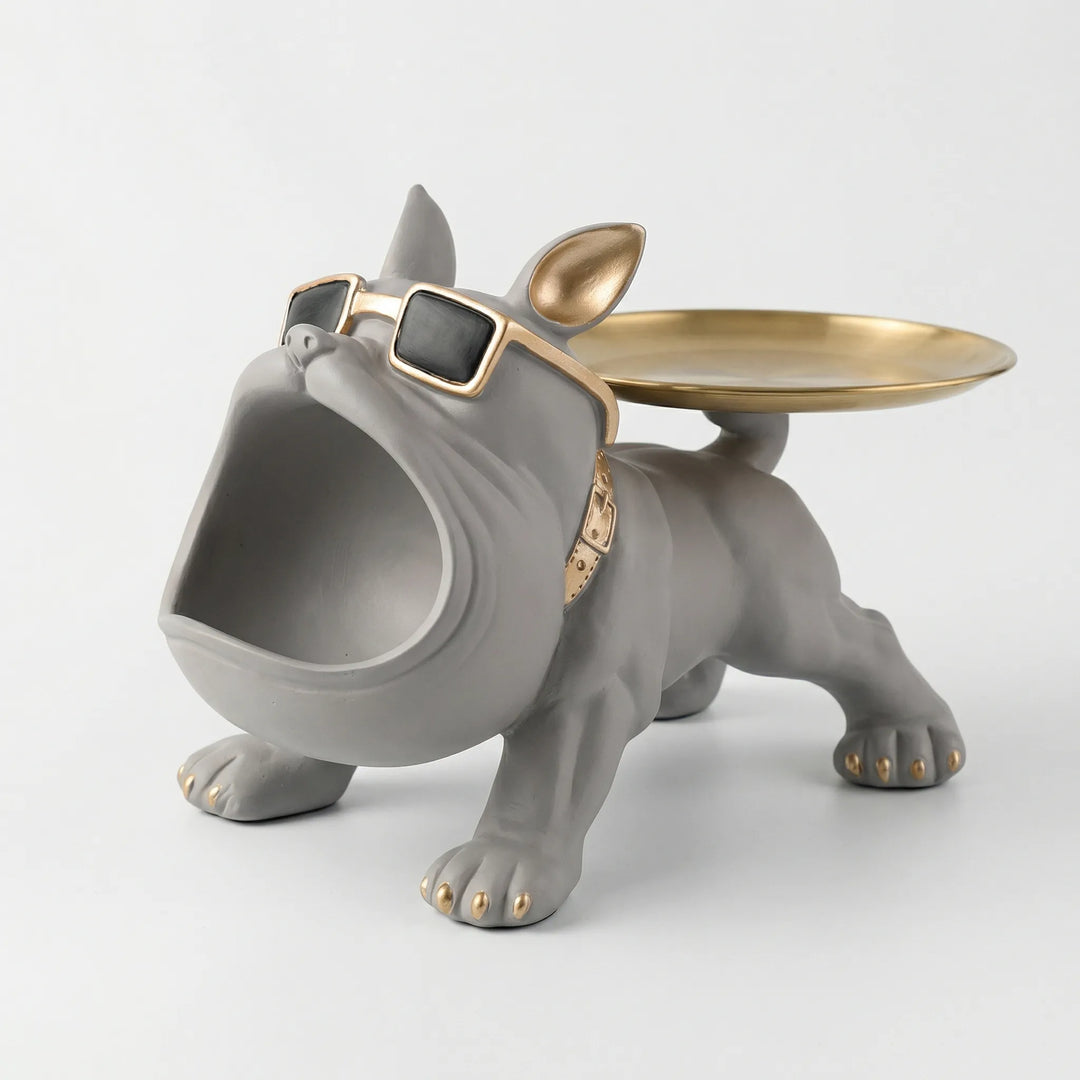 Decoratief Bulldoggenbeeldje Met Opbergfunctie - Pawvalet