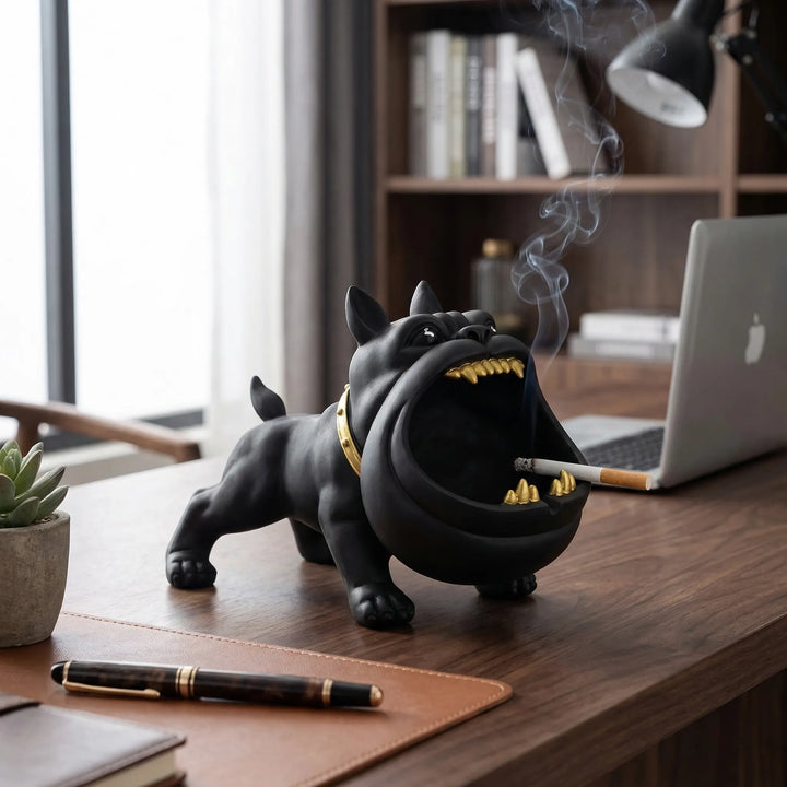 Decoratieve Asbak In Bulldogvorm - Growlash