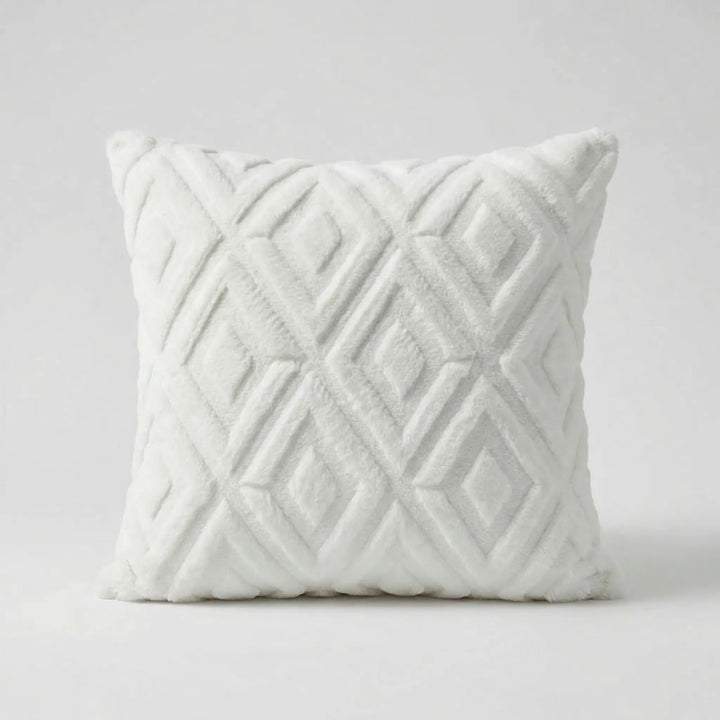 Decoratieve Kussenhoes Met 3D-Ruitpatroon - Rautiso