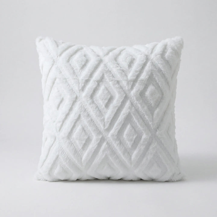 Decoratieve Kussenhoes Met 3D-Ruitpatroon - Rautiso