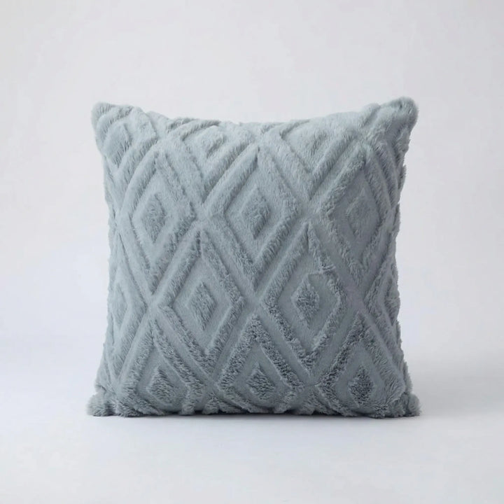 Decoratieve Kussenhoes Met 3D-Ruitpatroon - Rautiso
