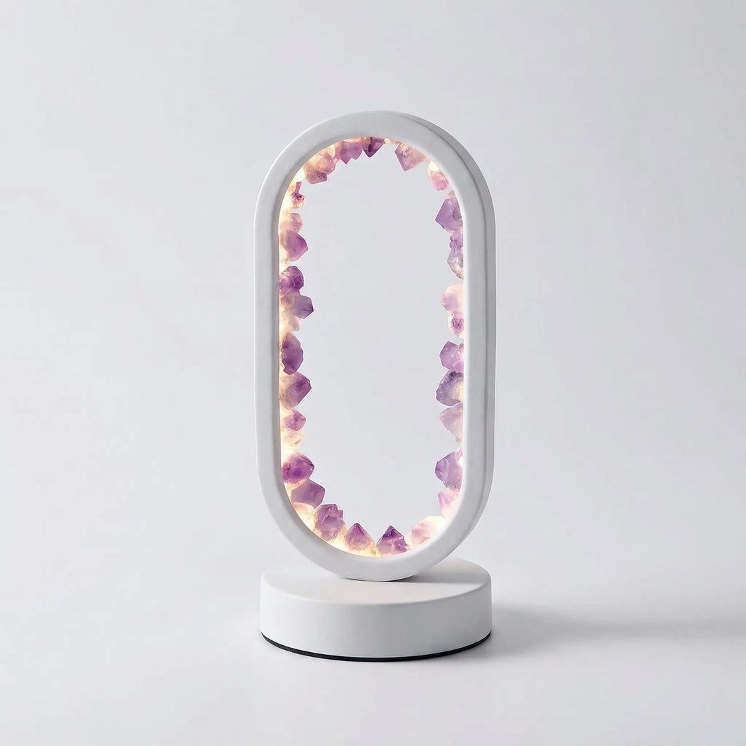 Decoratieve Tafellamp Met Echte Kristallen - Ametystglow