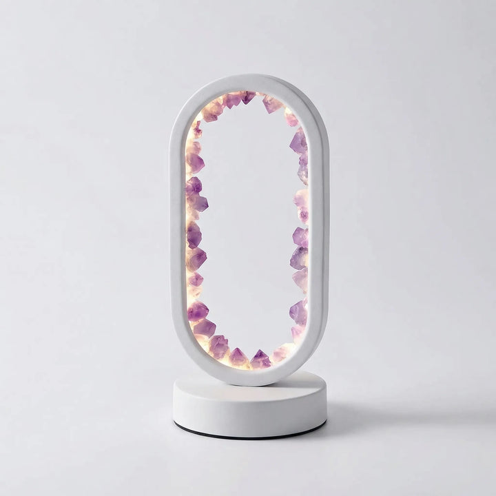 Decoratieve Tafellamp Met Echte Kristallen - Ametystglow