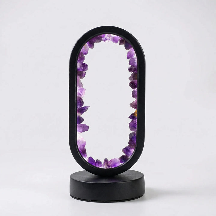 Decoratieve Tafellamp Met Echte Kristallen - Ametystglow