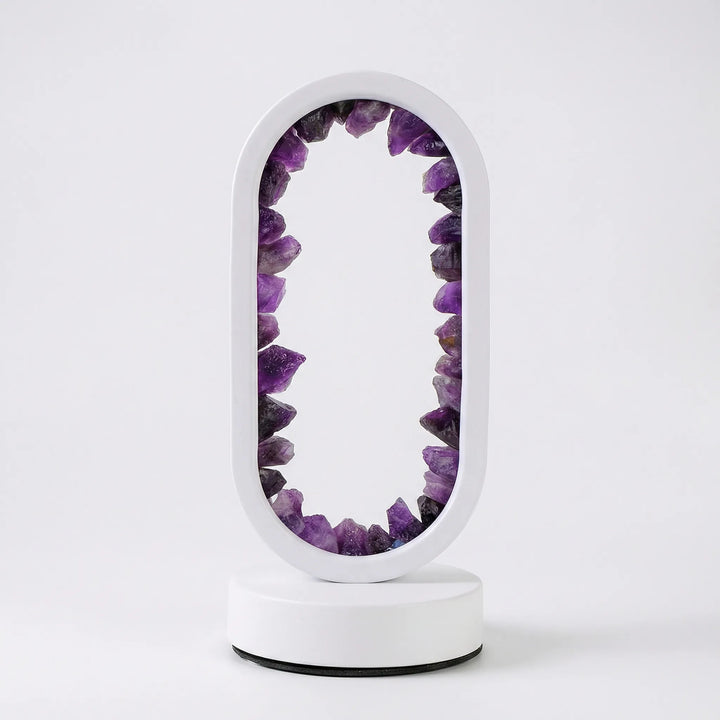 Decoratieve Tafellamp Met Echte Kristallen - Ametystglow