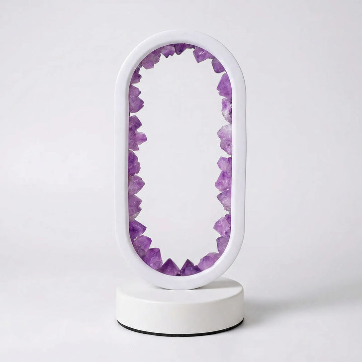 Decoratieve Tafellamp Met Echte Kristallen - Ametystglow