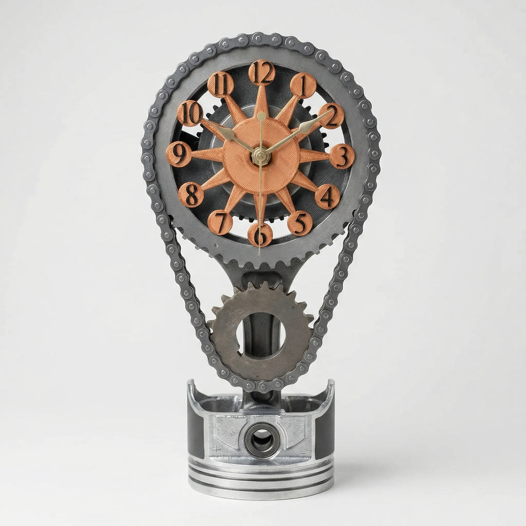 Decoratieve Tandwielklok In Industriestijl - Sprocketime