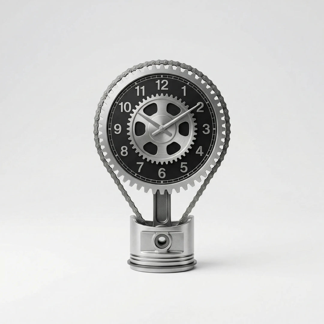 Decoratieve Tandwielklok In Industriestijl - Sprocketime