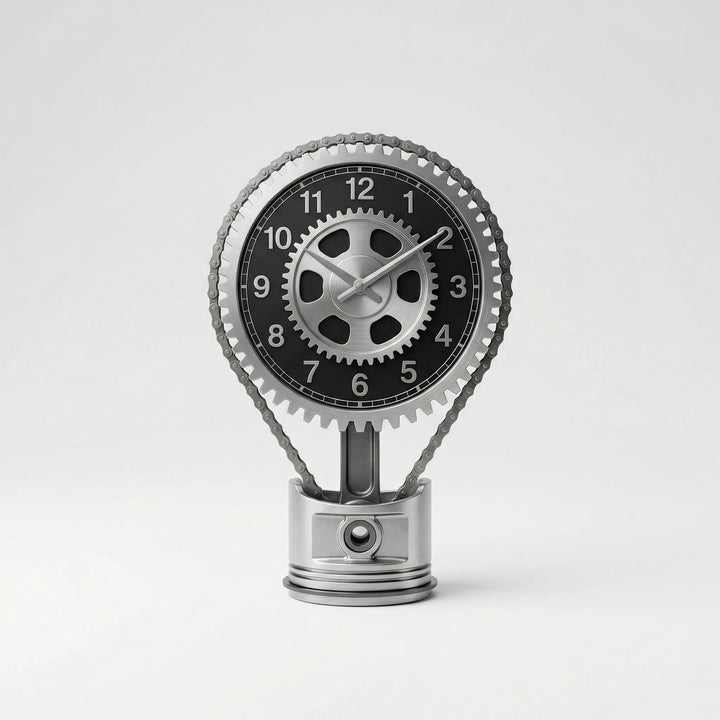 Decoratieve Tandwielklok In Industriestijl - Sprocketime