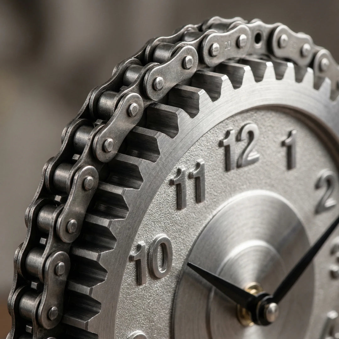 Decoratieve Tandwielklok In Industriestijl - Sprocketime
