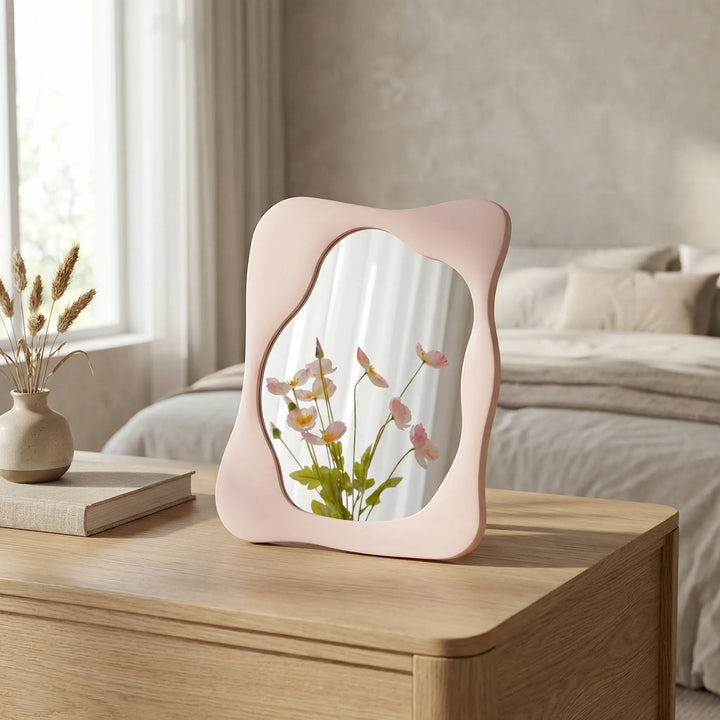 Decoratieve Wandspiegel Met Golvende Vorm - Curvello