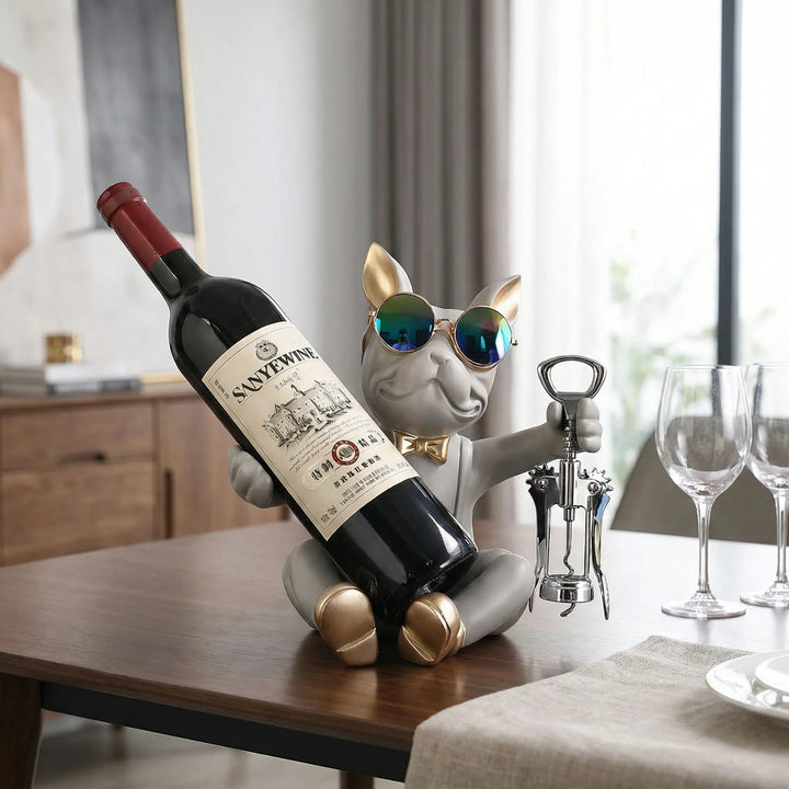 Decoratieve Wijnhouder In Hondenvorm - Wuffcork