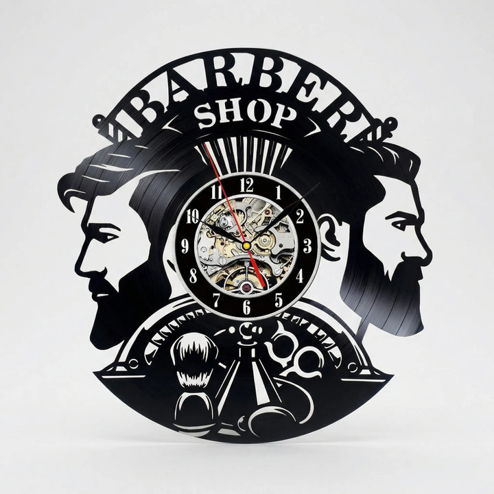 Decorative Barber Wall Clock - BarbelloTime
