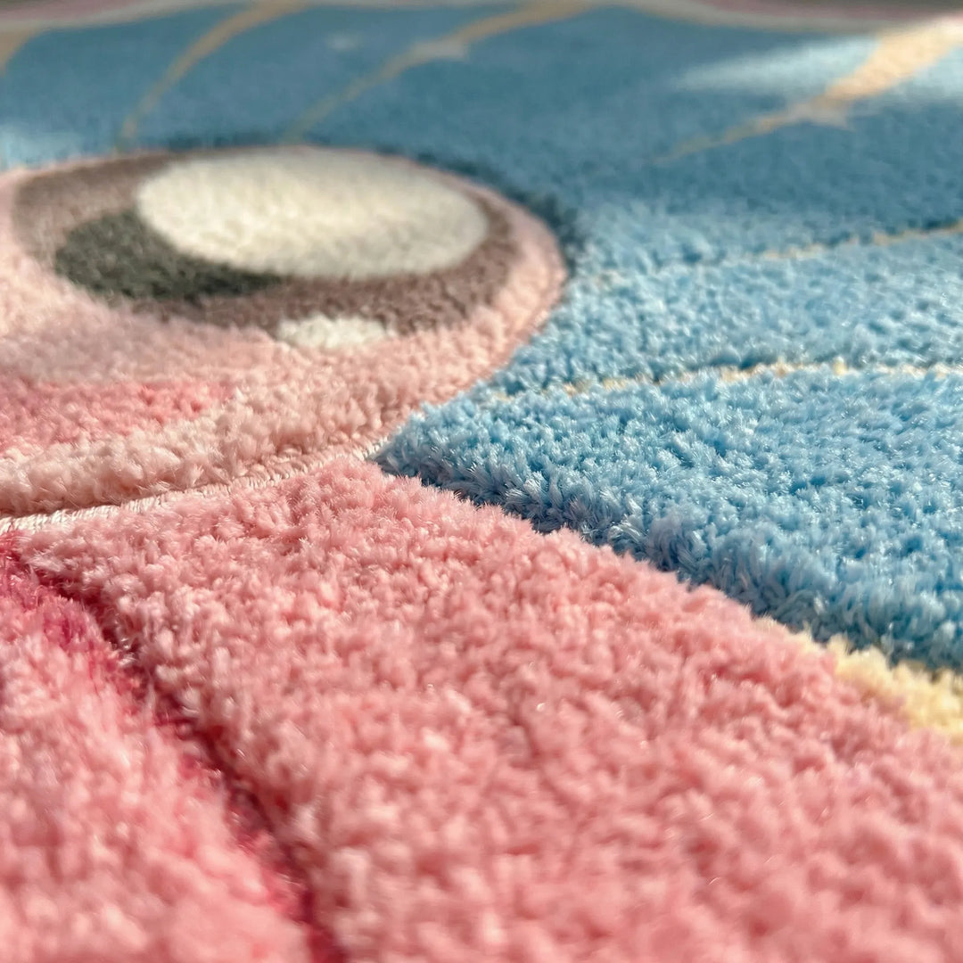 Decorative Coastal Accent Rug - Seashellia