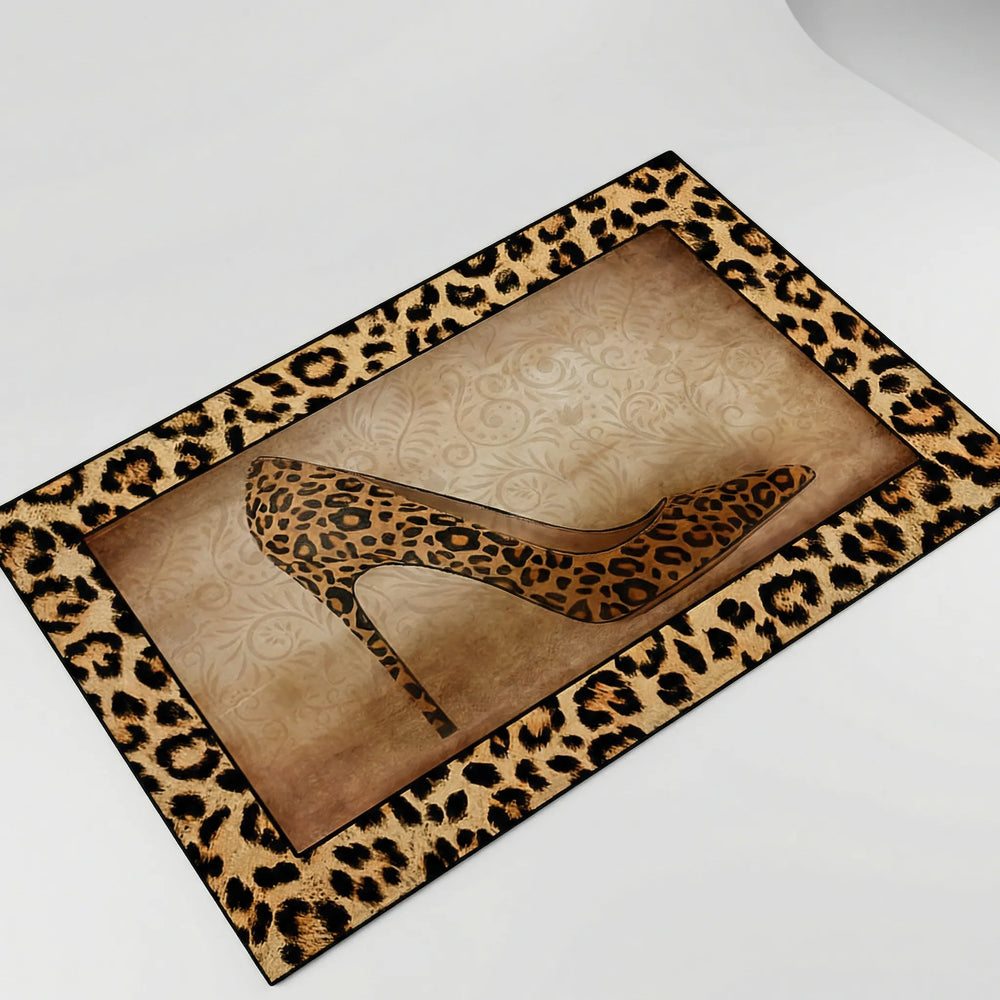 Decorative Leopard Print Mat - Leopexa