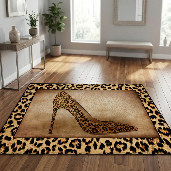 Decorative Leopard Print Mat - Leopexa