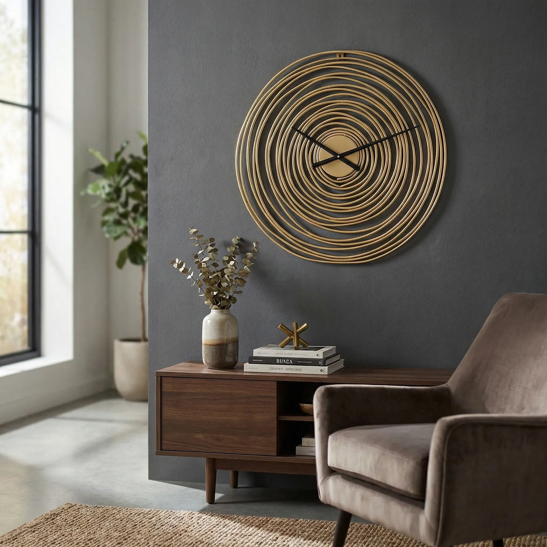 Decorative Round Wall Clock - Circlora