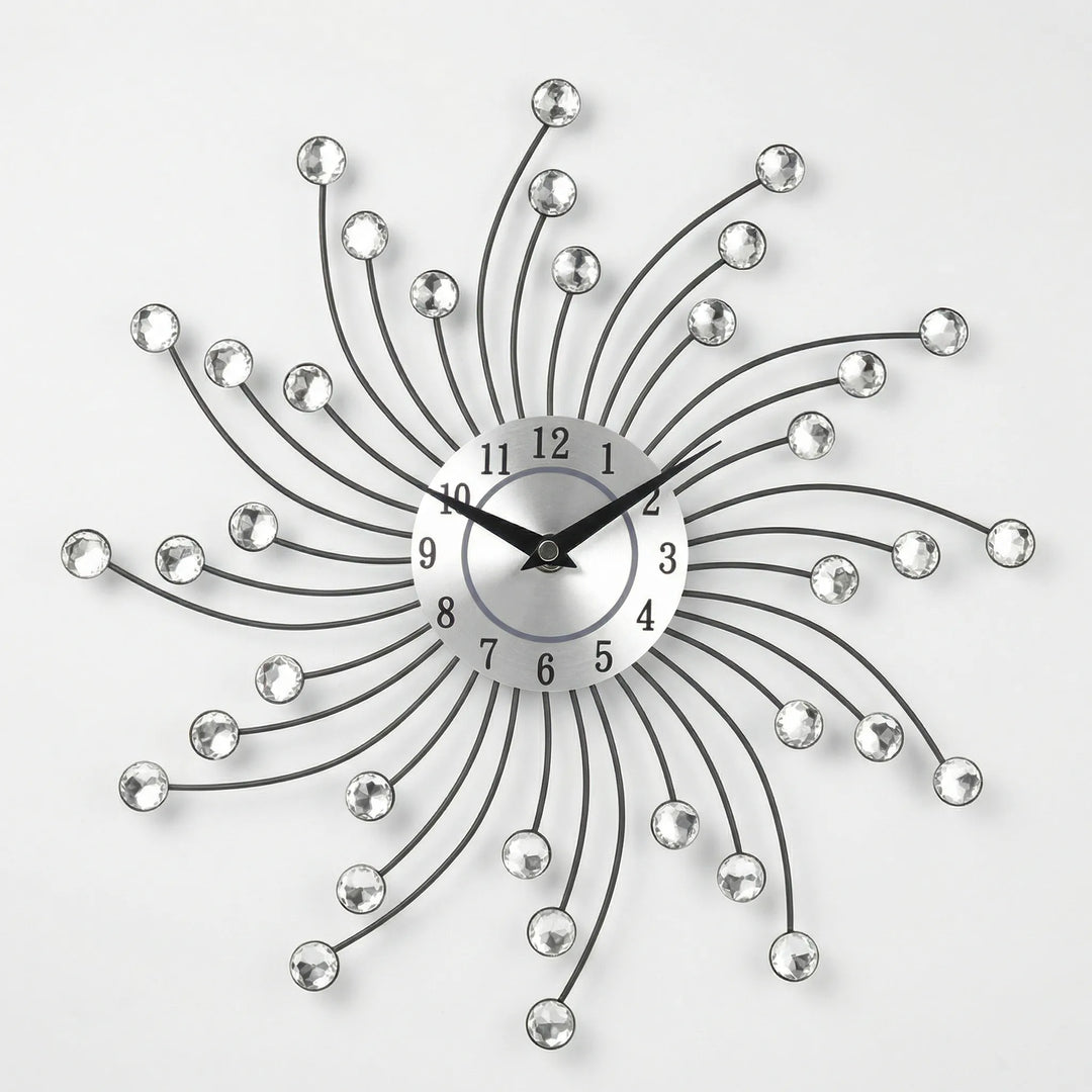 Decorative Sunburst Wall Clock - Solistra