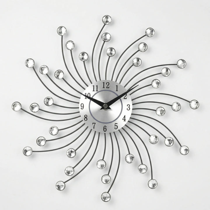 Decorative Sunburst Wall Clock - Solistra