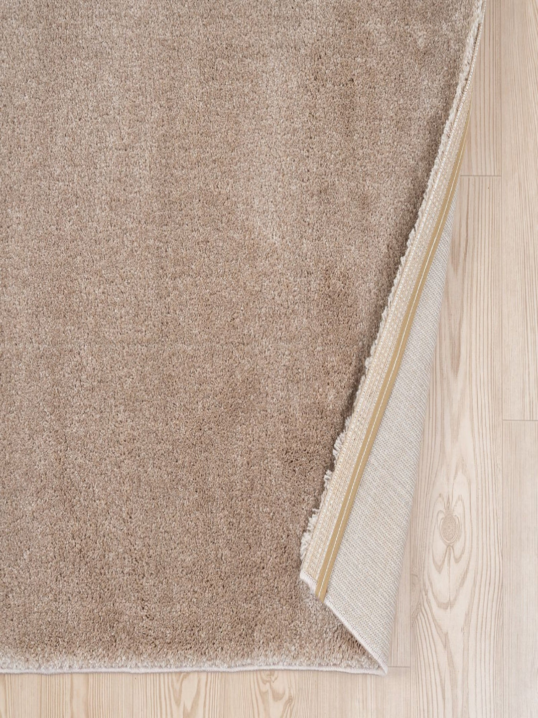 Deep Pile Beige Rug - PlushWeave