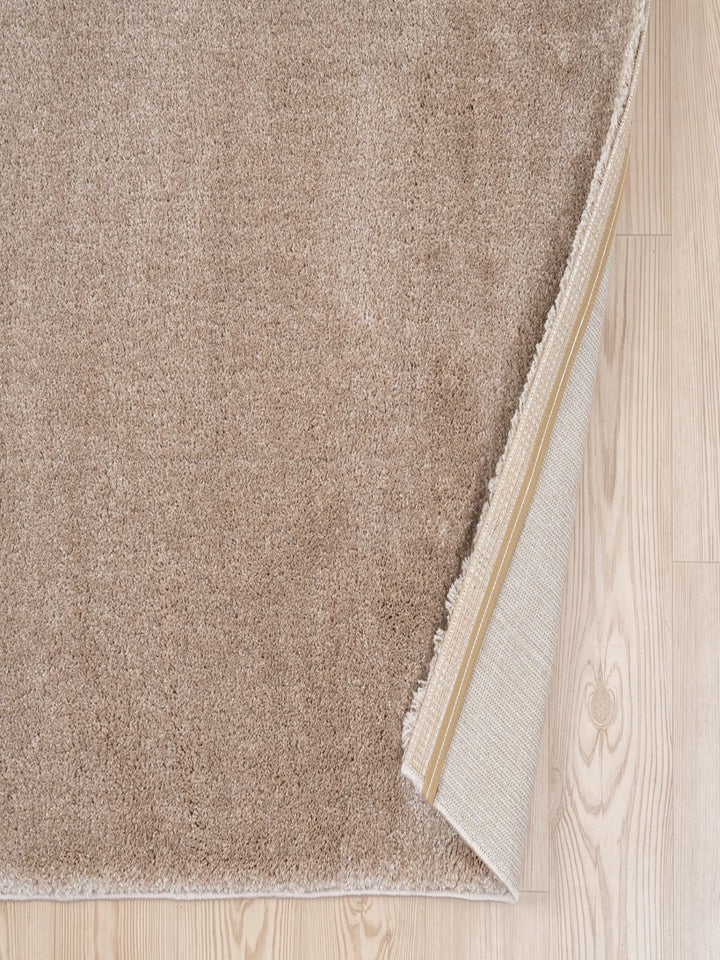 Deep Pile Beige Rug - PlushWeave