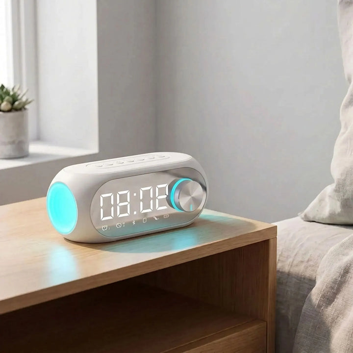 Digital Alarm Clock With Bluetooth Speaker - Knovia