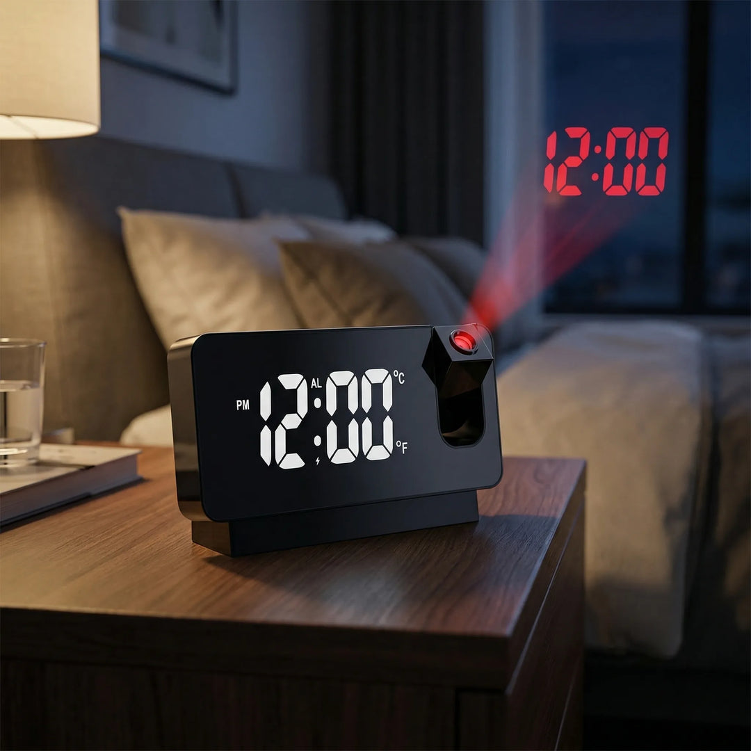 Digitale Wekker Met Plafondprojectiefunctie - CeilWatch