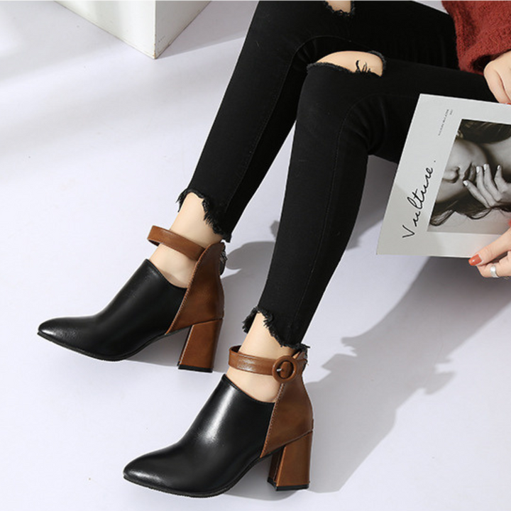 Ladies Ankle Boots with Heel – Celeste
