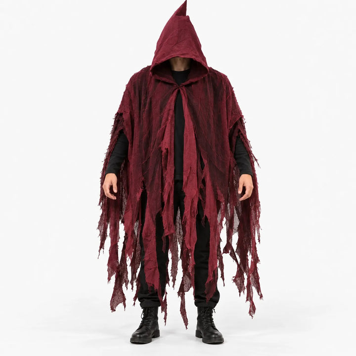 Distressed Hooded Cloak - Grimward