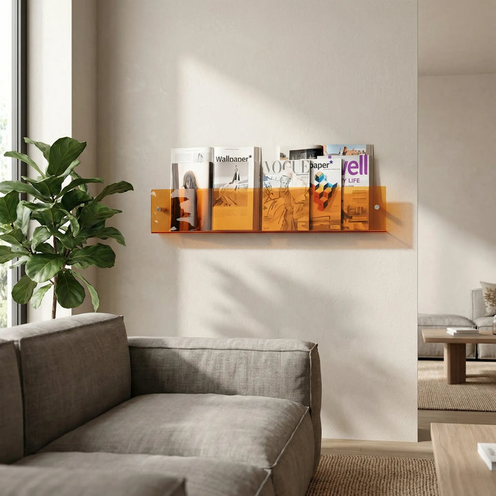 Doorzichtige Wandplankhouder In Liggend Formaat - Wallshelf