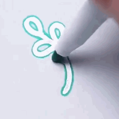Double Line Outline Markers - DuoStroke
