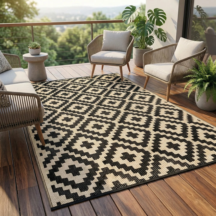 Double Sided Geometric Rug - GeoLooma