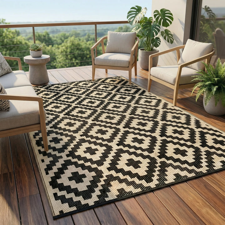 Double Sided Geometric Rug - GeoLooma